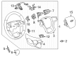 Chevy Silverado 1500 LTD Steering Wheel Diagram - 84945924