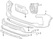 Chevy Silverado 3500 HD Bumper Diagram - 86530435