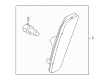 Saturn Side Marker Light Diagram - 93357466