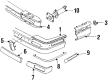 Cadillac Eldorado Bumper Cover Diagram - 1636294
