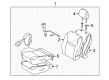 Pontiac Vibe Seat Covers Diagram - 19184960