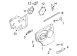 Chevy Aveo Interior Door Handle Diagram - 96643513