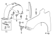 Buick Verano Fender Diagram - 22905632