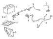 Chevy Silverado 2500 HD Battery Cable Diagram - 22846480