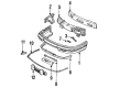 Pontiac Grand Prix Grille Diagram - 12457763