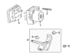 Cadillac ATS ABS Pump And Motor Assembly Diagram - 84664090