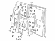 Chevy K2500 Suburban Door Lock Diagram - 20935252