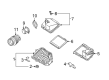 Buick Lucerne Air Intake Coupling Diagram - 25797131