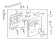 Chevy Suburban 1500 Weather Strip Diagram - 22803678