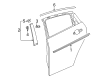 Buick Regal Sportback Door Moldings Diagram - 13463914