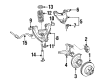 Chevy C2500 Suburban Brake Dust Shields Diagram - 19211696