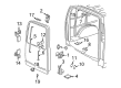 Chevy Express 3500 Door Latch Assembly Diagram - 15739320
