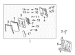 Cadillac Escalade EXT Headlight Bulb Diagram - 19371171