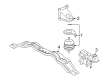 Cadillac CTS Motor And Transmission Mount Diagram - 25756630