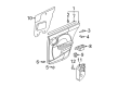 Saturn Ion Door Seal Diagram - 22729944