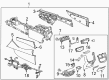 Cadillac CTS Center Console Base Diagram - 23424759