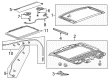 Cadillac CTS Air Deflector Diagram - 25941297
