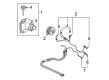 Pontiac Power Steering Pump Diagram - 19433018