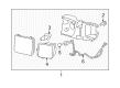 Hummer Headlight Diagram - 15951164