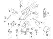 Saturn Fender Diagram - 93178666