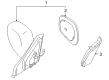 Chevy Tracker Car Mirror Diagram - 30021537
