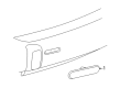 Chevy HHR Bumper Reflector Diagram - 22724913