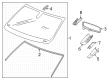Chevy Silverado 1500 LTD Windshield Diagram - 84593338