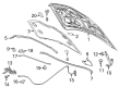 Chevy Volt Hood Release Cable Diagram - 23229659
