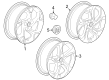 Buick Envista Wheel Cover Diagram - 42793928