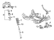 Cadillac CTS Front Cross-Member Diagram - 25767292