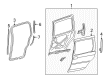 Pontiac Trans Sport Weather Strip Diagram - 10292527