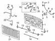 Chevy Silverado EV Door Hinge Diagram - 84708342