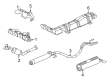 Saturn Tail Pipe Diagram - 15237882