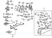 Cadillac Brake Light Switch Diagram - 13597429