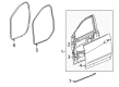 Cadillac SRX Door Seal Diagram - 25997402