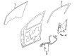 Pontiac Aztek Window Run Diagram - 15233996