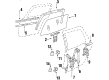 Chevy Celebrity Weather Strip Diagram - 20037755