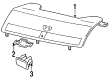 Chevy Spectrum Grille Diagram - 94443827