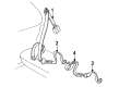 Pontiac LeMans Seat Belt Diagram - 90384298