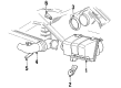 Oldsmobile Cutlass Ciera Air Intake Coupling Diagram - 25533862