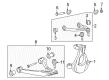 Cadillac Escalade ESV Control Arm Bolt Diagram - 11601737