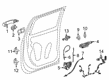 GMC Sierra 1500 Limited Door Latch Cable Diagram - 23397316