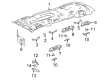 Chevy Trailblazer EXT Interior Door Handle Diagram - 15269146