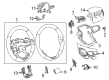 GMC Yukon XL Steering Wheel Diagram - 85722084