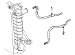 Saturn SC1 Cooling Hose Diagram - 21031307