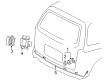 Saturn Parking Assist Sensor Diagram - 89047104