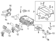 Cadillac ELR Battery Cable Diagram - 22785829