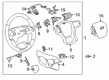 Chevy Silverado 1500 LTD Steering Wheel Diagram - 84946349