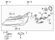 GMC Headlight Bulb Diagram - 13587719