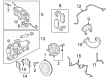 Chevy Corvette Brake Pads Diagram - 13553895